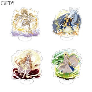 Mô hình Standee Sword Art Online Acrylic Stand Kirito Asuna Shino Action Figure decor góc học tập để bàn 15cm