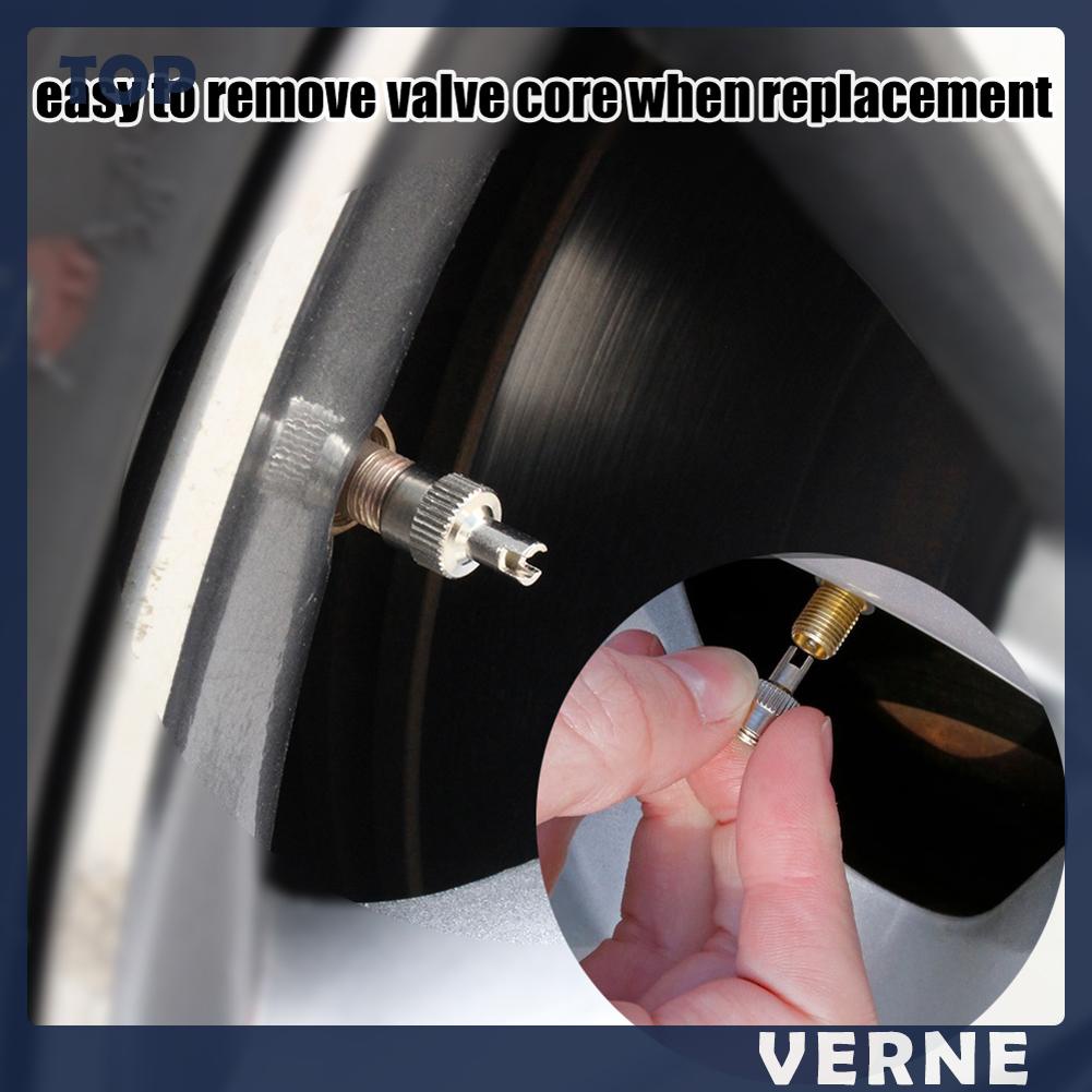 Bộ 8 Nắp Van Bánh Xe Hơi Có Rãnh Chống Rò Rỉ