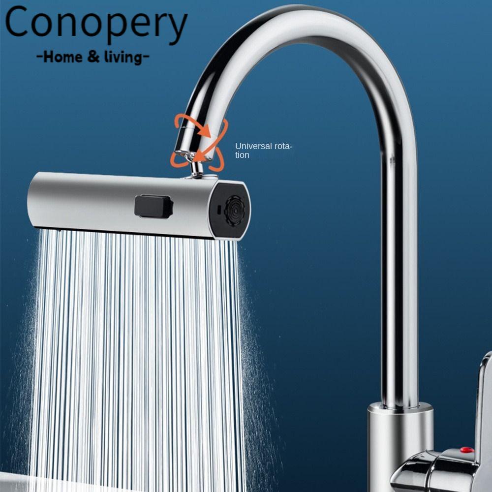 Conopery Vòi Nước Nhà Bếp abs Chống Văng Nước Đa Năng 3 Trong 1° Đèn Led Gắn Tường Trang Trí Đa Ứng Dụng