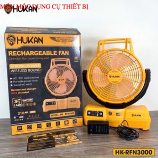 Thân quạt chạy pin Hukan HK-RFN3000 chân pin phổ thông. - Quạt chạy pin Hukan bảo hành chính hãng kb máy móc dụng cụ