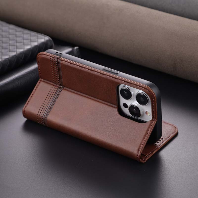 Pu Bao Da Điện Thoại Có Ngăn Đựng Thẻ Cho iphone 15 pro max 14 plus case iphone15 promax 15plus cover