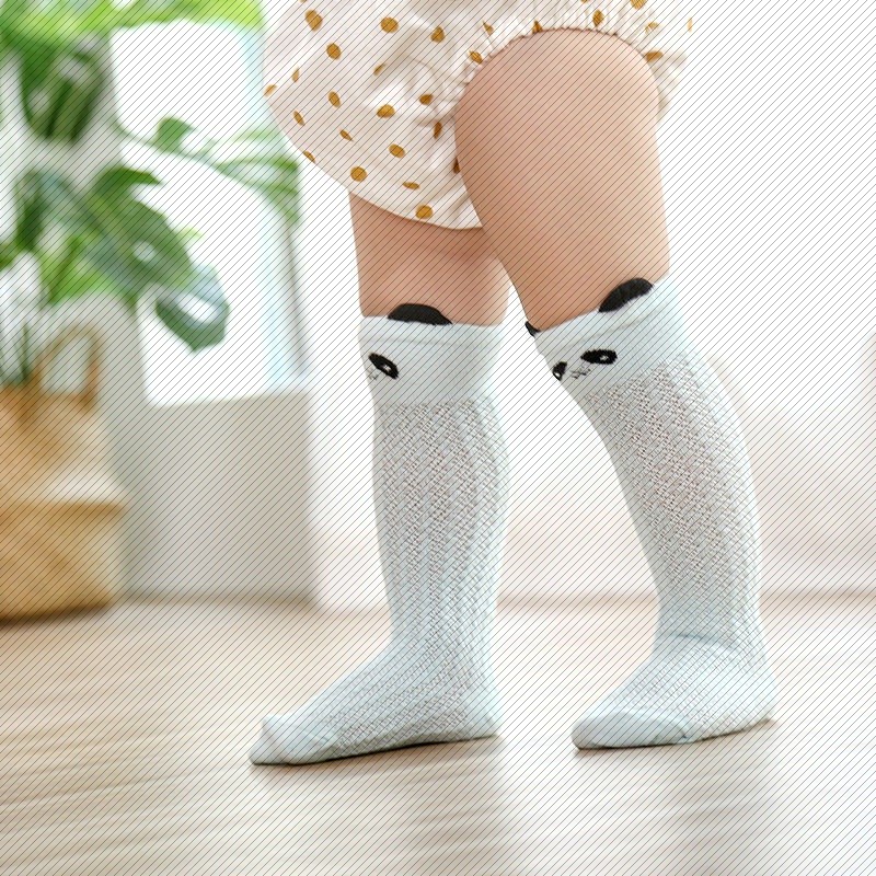 Vớ Lưới Cao Đến Đầu Gối In Họa Tiết Hoạt Hình Dễ Thương Thời Trang Mùa Hè Cho Bé Trai Và Gái Sơ Sinh