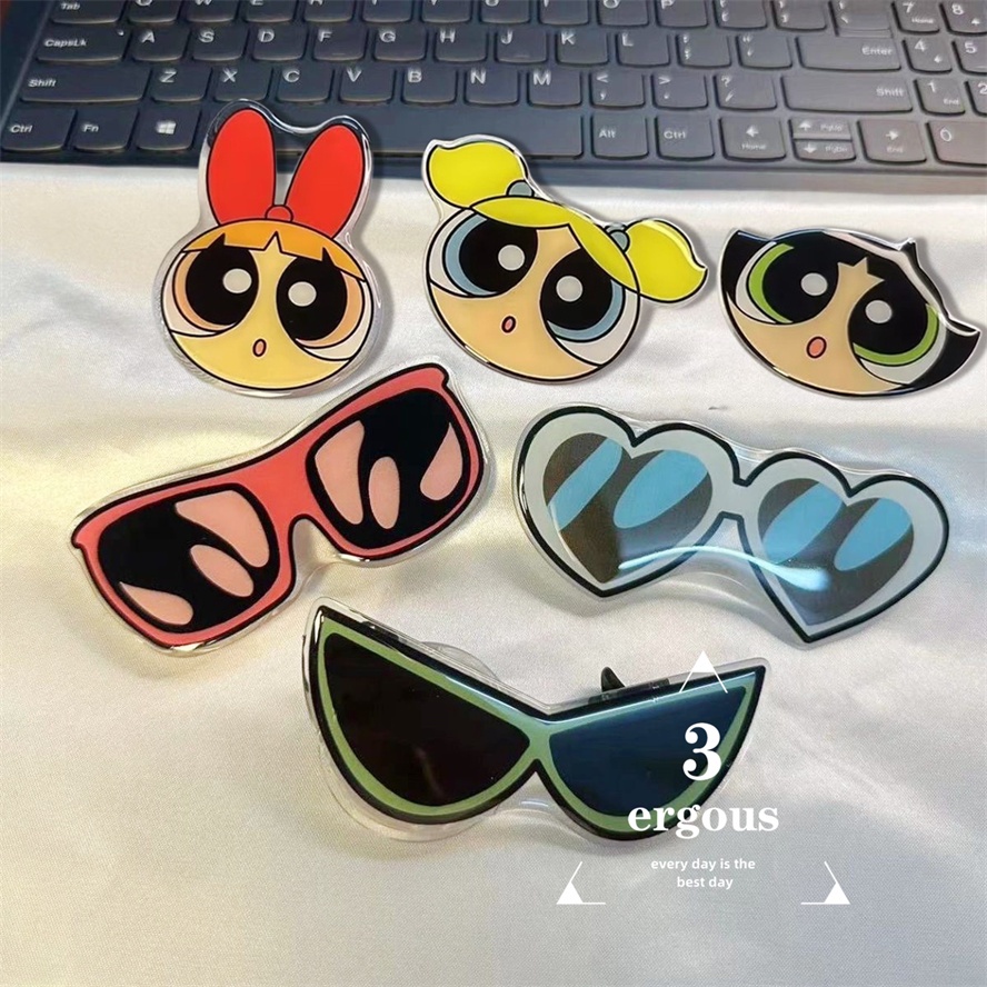 Dễ Thương Giá Đỡ Điện Thoại Có Túi Khí Hình Hoạt Hình Xinh Xắn