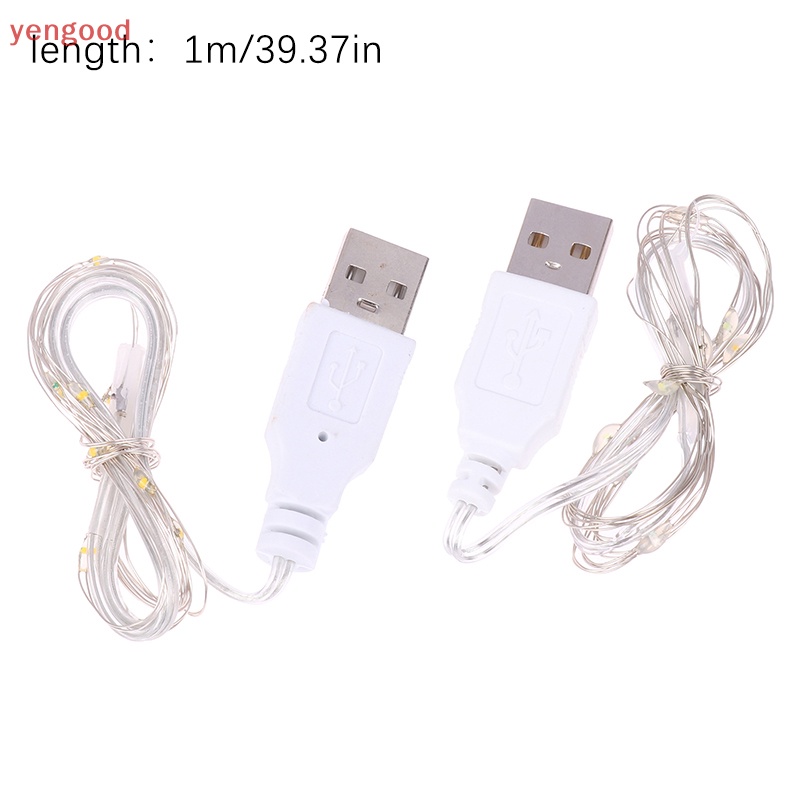 1 Dây Đèn Led 1m 10 Bóng Chống Nước Trang Trí Tiệc