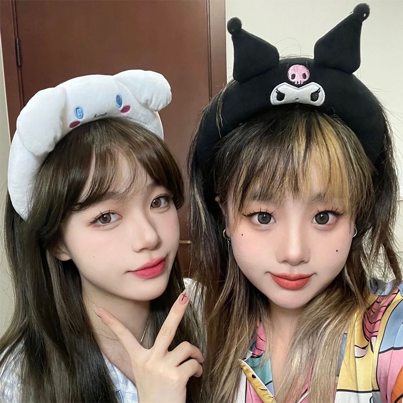 Sanrio Băng Đô Cài Tóc Hình Thú Nhồi Bông Dễ Thương Thời Trang Mùa Hè Cho Bé Gái