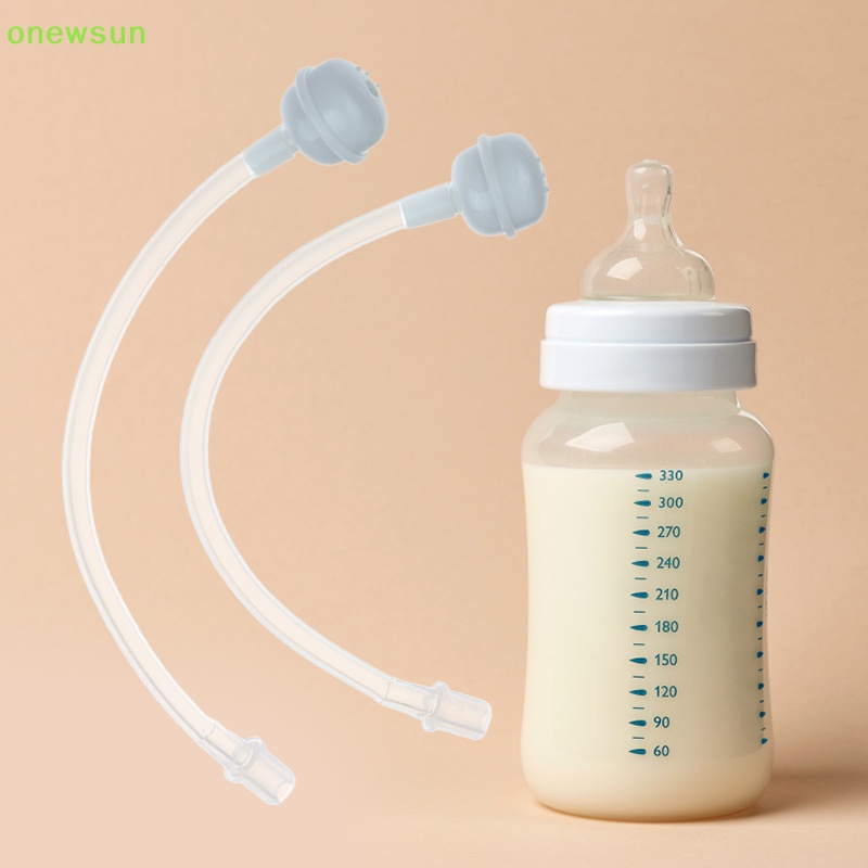 Bộ 2 Ống Hút Silicon Cho Bé Uống Nước Mới