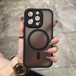 Sang Trọng Ốp Điện Thoại Cứng Nhám Từ Tính Chống Sốc Cho iphone 14 15 13 12 11pro max 15 14 plus