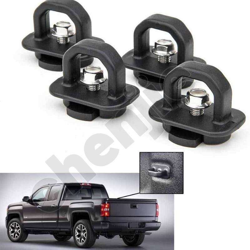 Tie Down Anchors Pickup Truck Bed Side Wall Anchor Replacementment for 07-18 Ford Chevy Silverdo GMC