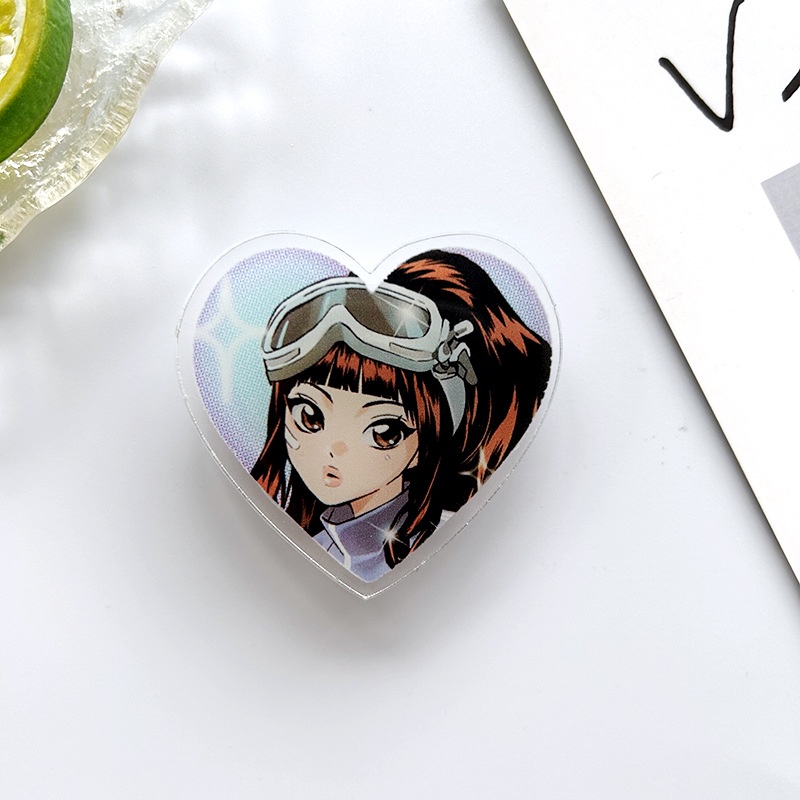 Giá Đỡ Điện Thoại Trong Suốt Hình Hoạt Hình Dễ Thương