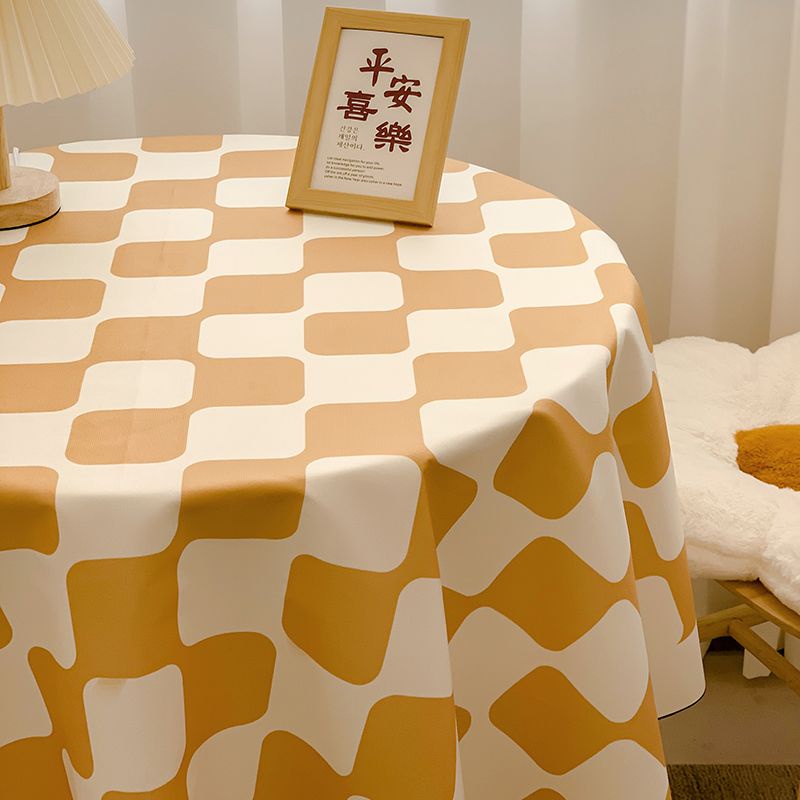 Khăn Trải Bàn Cà Phê Vải flannel Họa Tiết Caro Cổ Điển