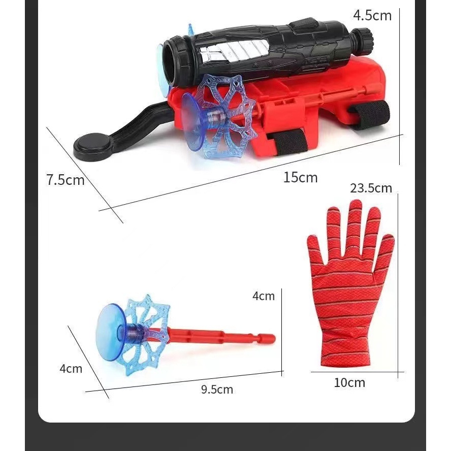 Găng Tay Hóa Trang Siêu Anh Hùng Người Nhện peter parker Cho Bé