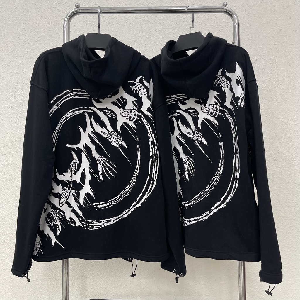 Áo hoodie  QUEEN DEVIL Áo khoác nỉ vah.studio qeen devil chất nỉ bông cao cấp