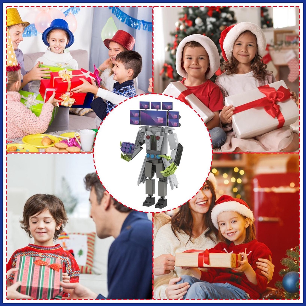 Bộ Đồ Chơi Lắp Ráp Mô Hình Nhân Vật Tian Màn Hình Giáo Dục Cho Bé