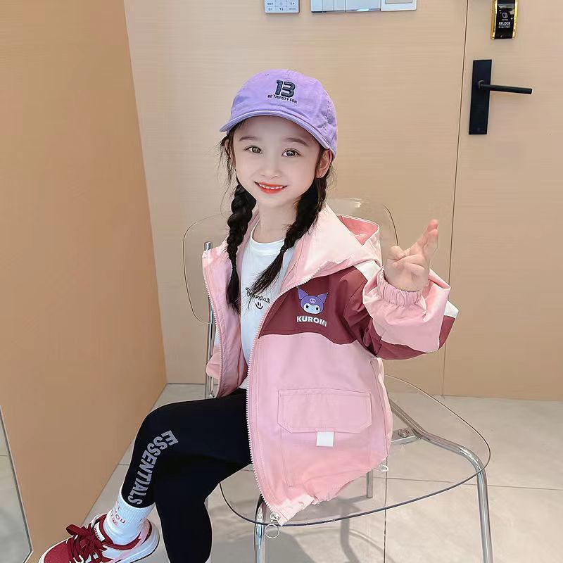 Gmn Áo Khoác Gió Phong Cách Phương Tây Thời Trang Xuân Thu 2023 Cho Bé Gái