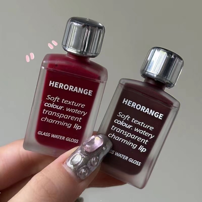 Herorange Son Bóng Dưỡng Ẩm Lâu Trôi Thiết Kế Hình Trái Cây Dễ Thương Dành Cho Học Sinh