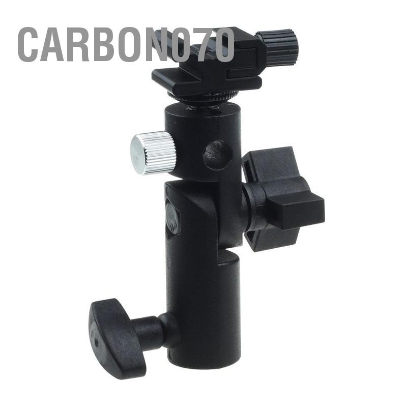 [Hàng HOT] Gá đèn Flash gắn máy ảnh Camera  - Đế giá đỡ đèn flash kẹp flash lên tripod bằng Kim Loại Đa Năng 【Carbon070】