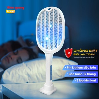 Vợt muỗi tự động kiêm Đèn bắt muỗi thông minh Điện Quang 2 trong 1 Pin 1200mAh  Bảo Hành 12 tháng