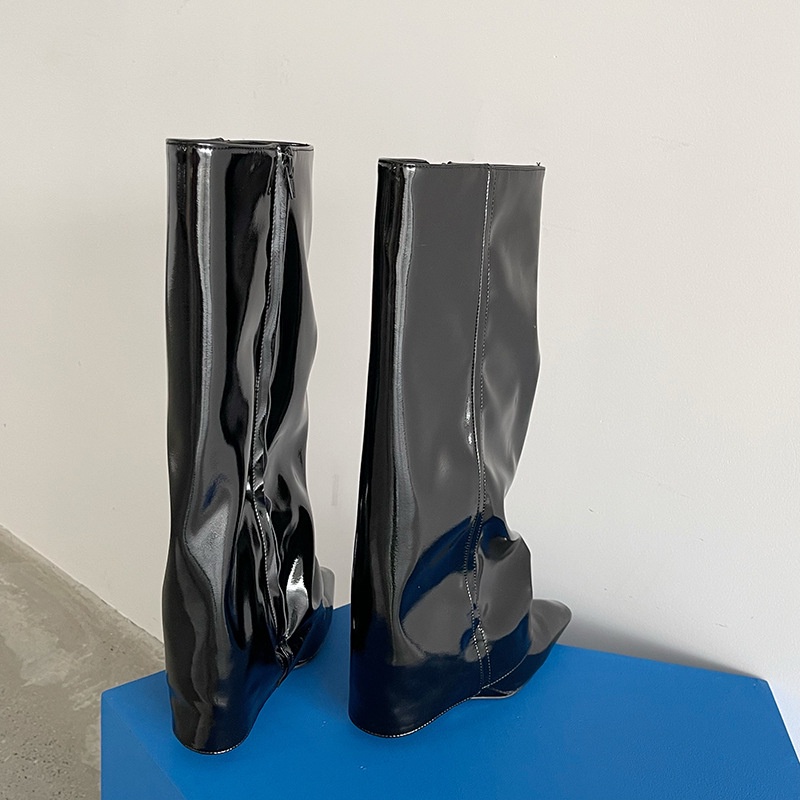 Giày Bốt Cao Gót 7cm Mũi Nhọn Thời Trang Phong Cách Mới 2023