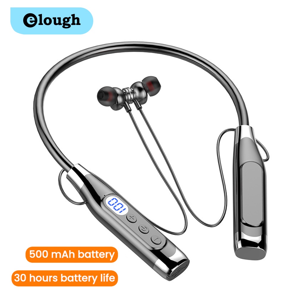 Elough Bộ Tai Nghe Nhét Tai Không Dây bluetooth 5.0 Có Mic Giảm Tiếng Ồn