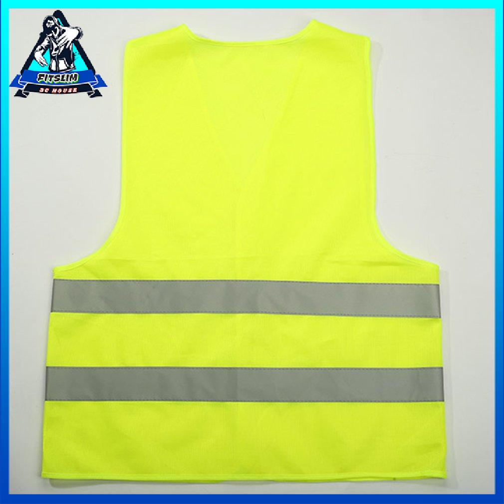 Reflective Vest High Visibility Fluorescent Green Outdoor Safety Clothing