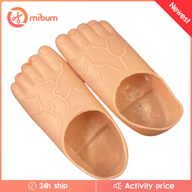 Dép Xỏ Ngón Hình Bàn Chân Trần Vui Nhộn Cho Tiệc Hóa Trang
