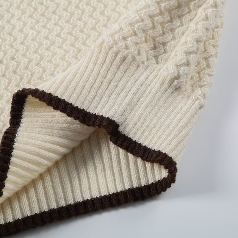 Áo sweater Dệt Kim Tay Dài Cổ Tròn Họa Tiết Kẻ Sọc Đơn Giản Thời Trang Thu Đông Cho Nam