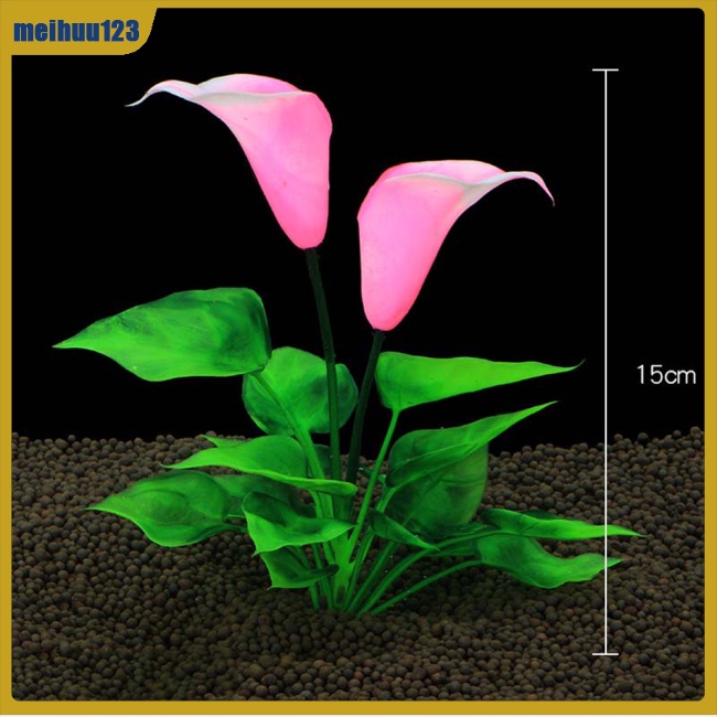 Mei Hoa Sen Giả Trang Trí Bể Cá