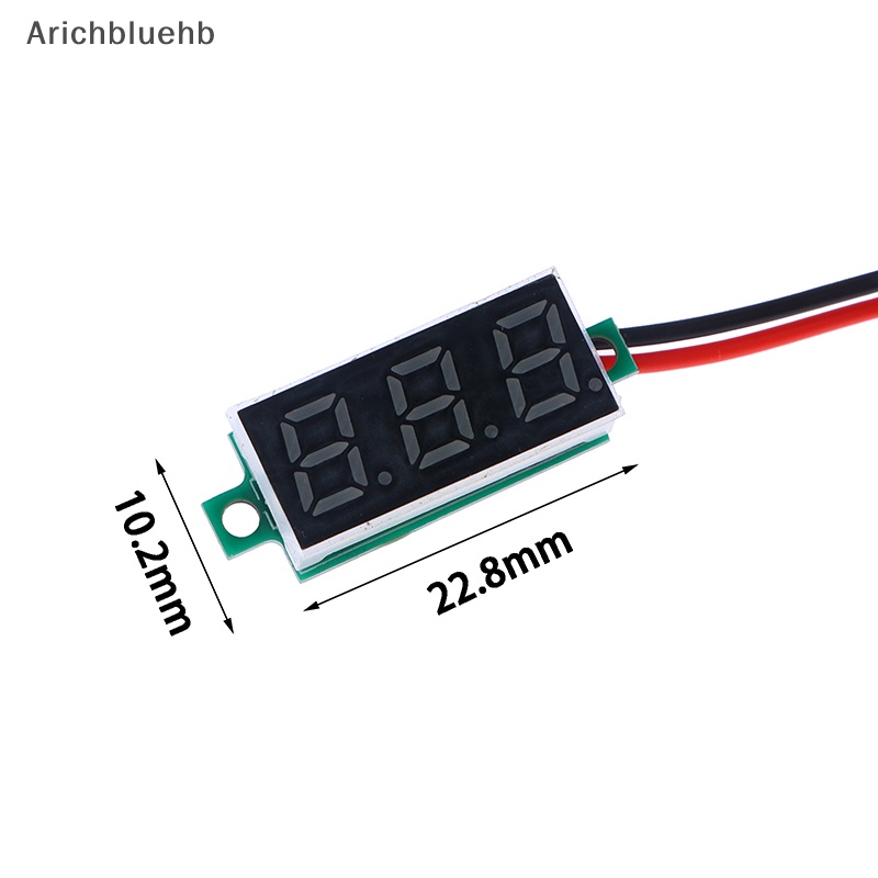 Vôn Kế Kỹ Thuật Số dc5-30v Màn Hình led 0.28 inch Cho Ô Tô