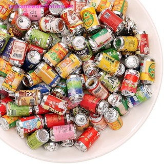 Set 10 mô hình chai nước mini trang trí nhà búp bê