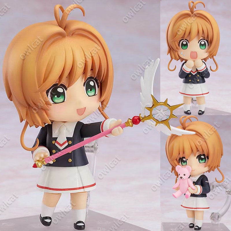 Mô Hình Nhân Vật Kinomoto Sakura  #918 Anime Cardcaptor Sakura Magic Girl Action Figure mahoushoujyo DengekiMoeoh GSC Version Model 10cm PVC Packed in Box Gift Nendoroid