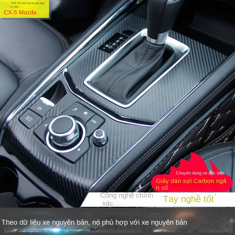 Miếng Dán Sợi carbon 3d Trang Trí Máy Điều Hòa Xe Hơi mazda cx5 cx5 mazda cx-5