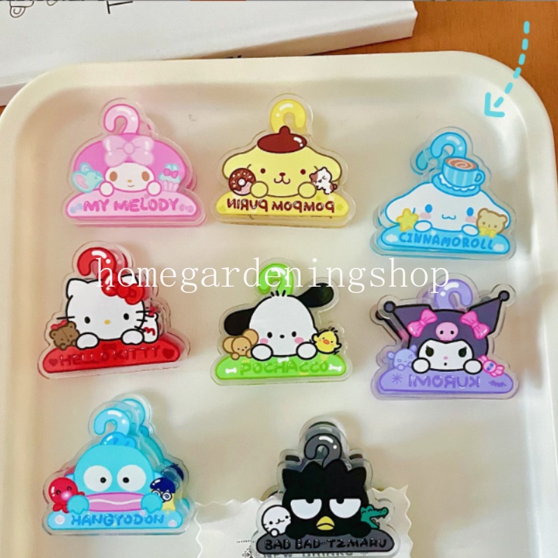 Sanrio Kẹp Đa Năng Hai Mặt Bằng acrylic In Hoạt Hình Dễ Thương