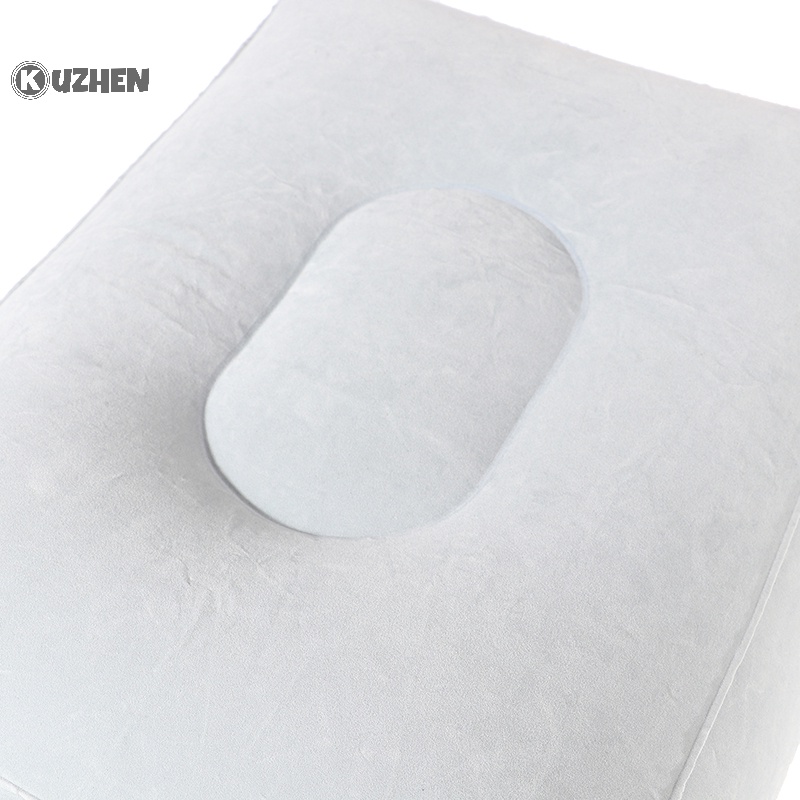 Kuzhen Gối Kê Chân Bơm Hơi Bằng pvc Hình Mèo Ngồi Máy Bay Cho Trẻ Em