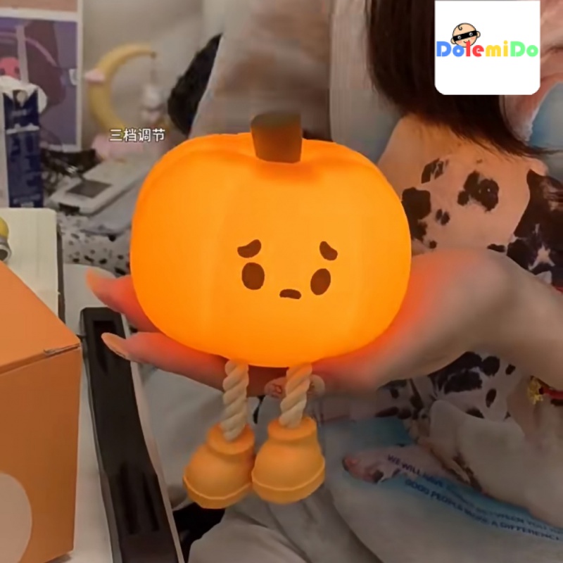 Đèn Ngủ Ban Đêm Hình Bí Ngô Ánh Sáng Ban Đêm shin-chan Dễ Thương Sáng Tạo Có Thể Sạc Lại Trang Trí Phòng Ngủ Ký Túc Xá / Quà Tặng Sinh Nhật Bạn Bè Phụ Kiện Trang Trí Cho Xe Hơi Tiện Dụng Và Bền