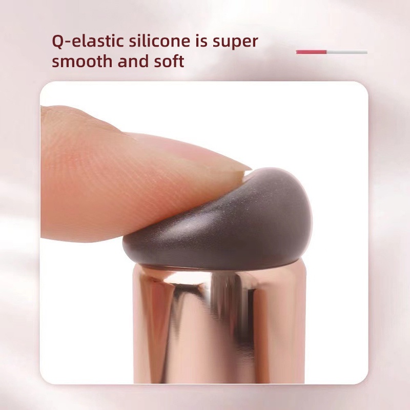 Nâng Cấp Có Nắp Đậy silicone Góc Che Khuyết Điểm Như Ngón Tay Đầu Tròn Nhỏ Gọn Cho Son Môi yr