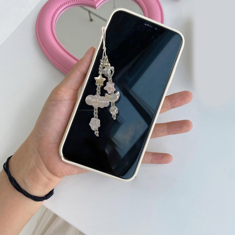 ✿ Dây Đeo Điện Thoại Đính Hạt Hình Ngôi Sao / Bông Hoa Xinh Xắn y2k