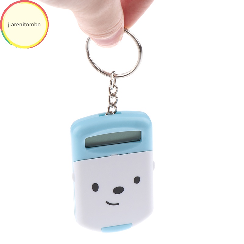 Jiarenitombn kawaii Máy Tính mini Dễ Thương Có Nắp Và Móc Khóa Sáng Tạo Kích Thước Bỏ Túi Dùng Trong Trường Tiểu Học / Văn Phòng vn