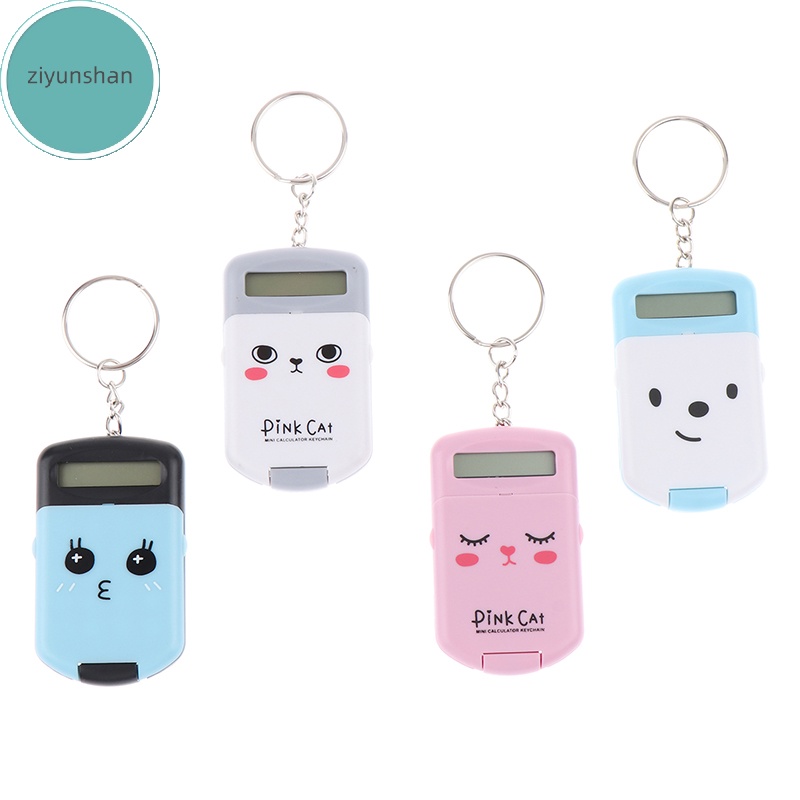 Ziyunshan Máy Tính Bỏ Túi mini Dễ Thương Có Nắp Và Móc Khóa Sáng Tạo Dùng Trong Trường Tiểu Học / Văn Phòng vn