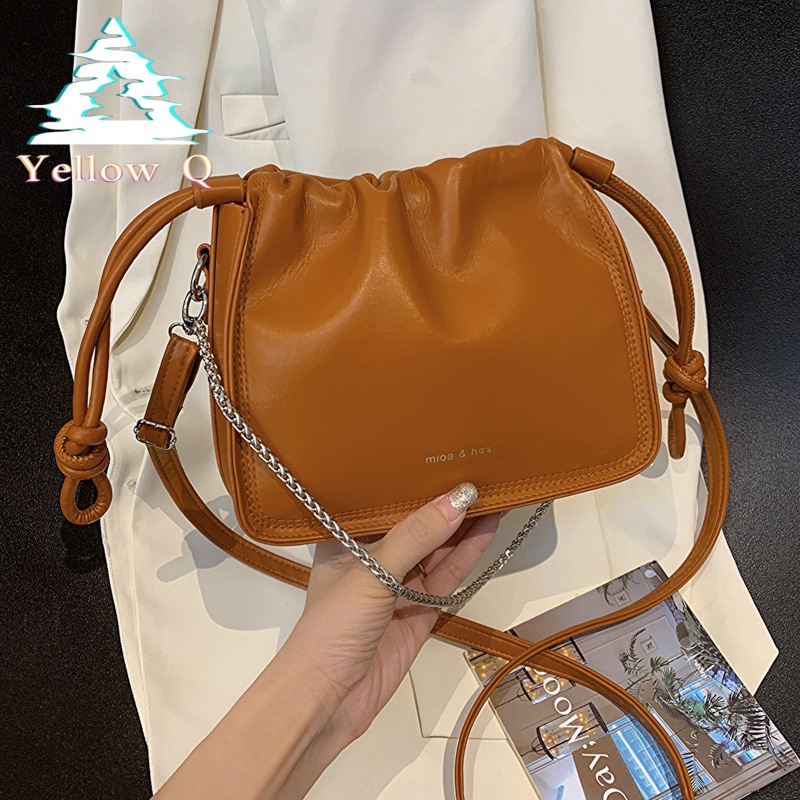 Yellow túi xách nữ túi đeo chéo 2023NEW THỂ THAO Fashion Cute Phong Cách Hàn Quốc L91TI56