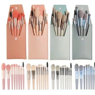 High quality makeup brush 8-piece set portable concealer honey brush set Soft Hair Beauty Eye Shadow tool makeup 9ww