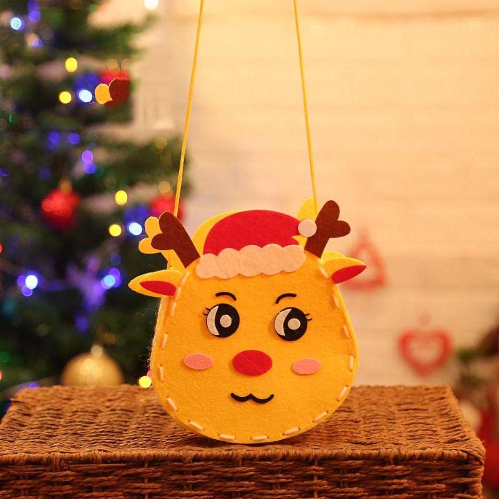 Túi Đựng Kẹo Hình Ông Già Noel Hoạt Hình Dễ Thương Cho Trẻ Em