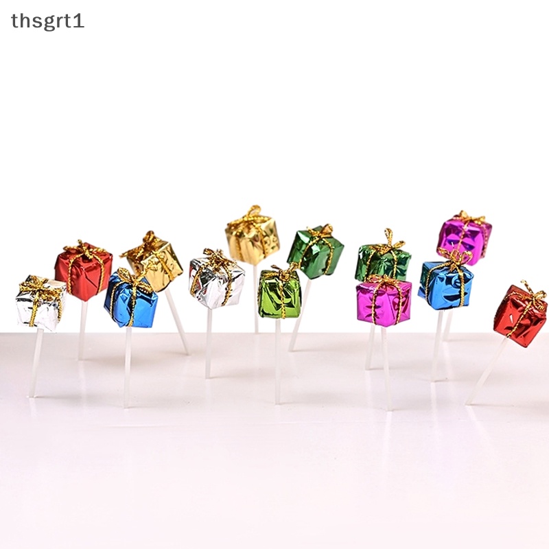 Set 10 Nĩa Ăn Trái Cây Giáng Sinh mini Trang Trí Cho Tiệc Giáng Sinh