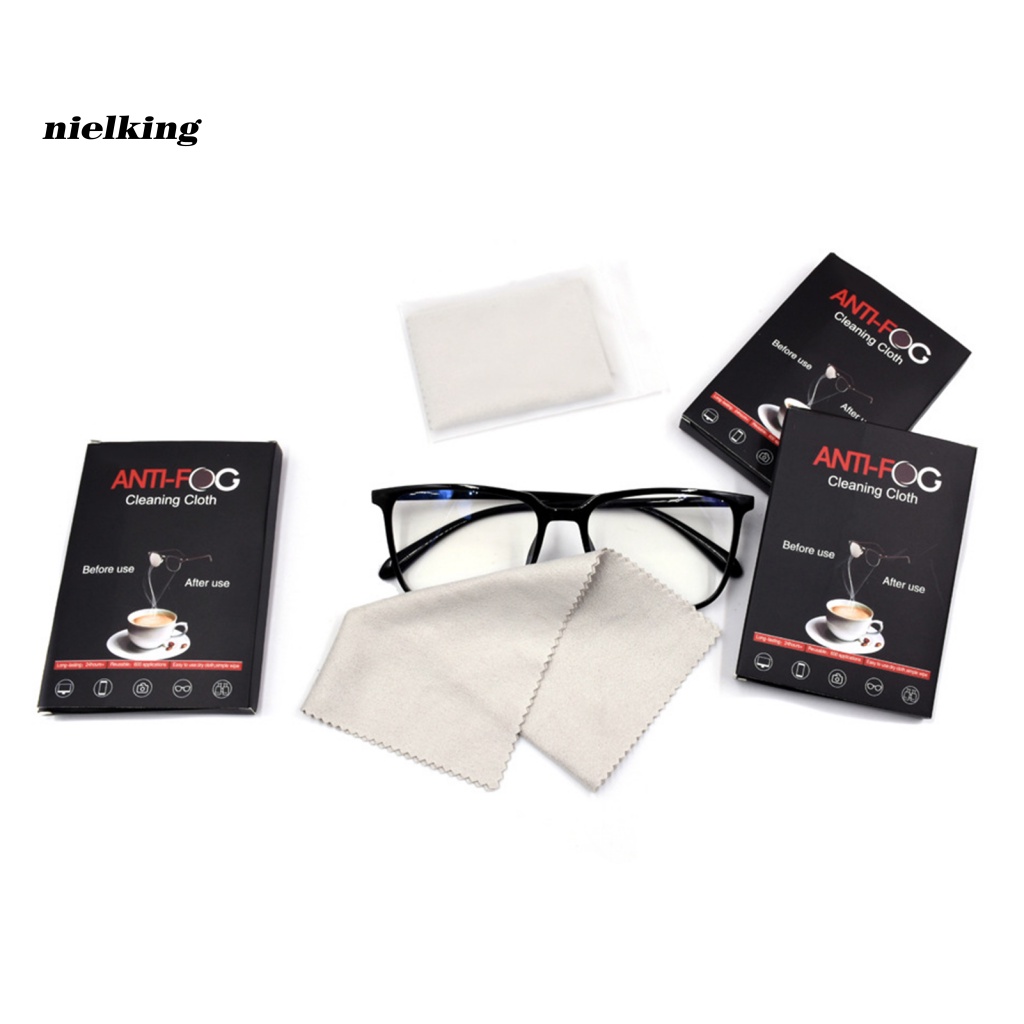 Khăn Lau Mắt Kính / Màn Hình Điện Thoại / Máy Ảnh Bằng Sợi Nhỏ Chống Sương Mù