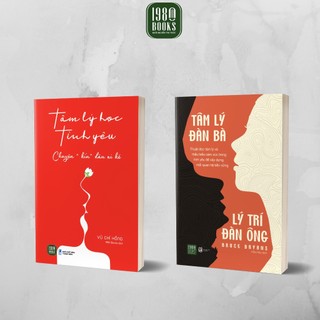 Sách - combo tâm lý đàn bà, lý trí đàn ông + tâm lý học tình yêu