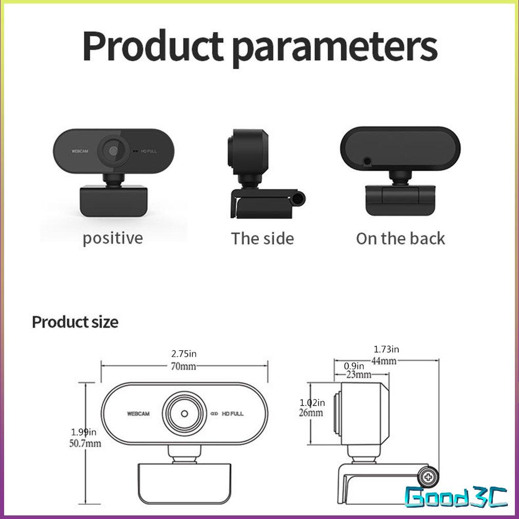 Webcam 1080P Pc Mini USB 2.0 Web Camera Microphone Live Camara