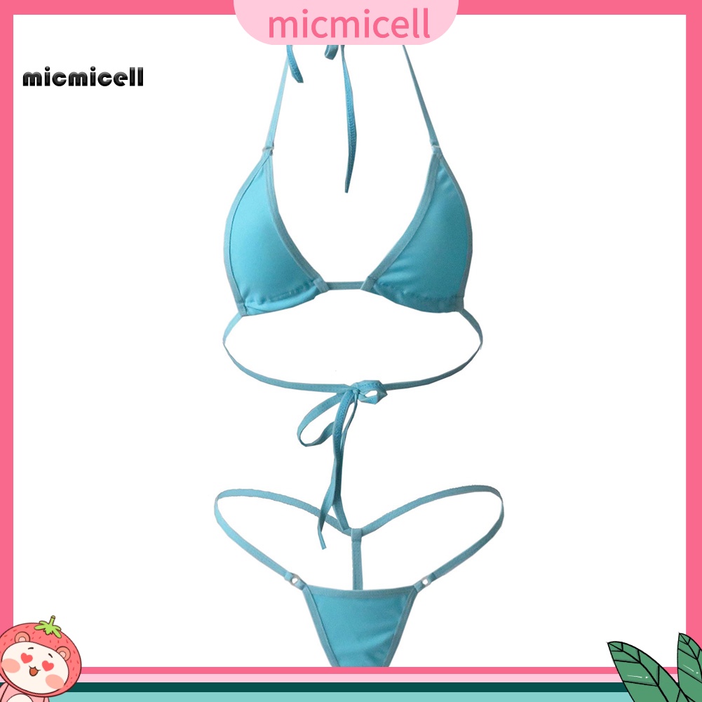 Bộ bikini 2 Mảnh Màu Sắc Thời Trang Quyến Rũ Cho Nữ