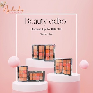 [Mẫu Mới] Bộ trang điểm ODBO Thái Lan Eyeshadow And Blush Od1022 (20gr)