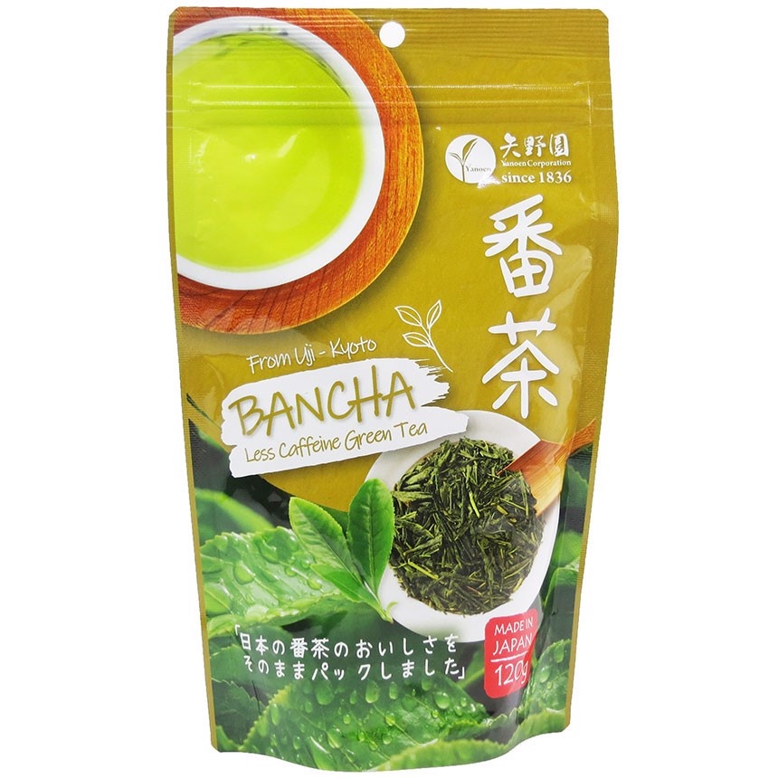 DATE 14/2/2025 Trà xanh Bancha Yanoen 120g