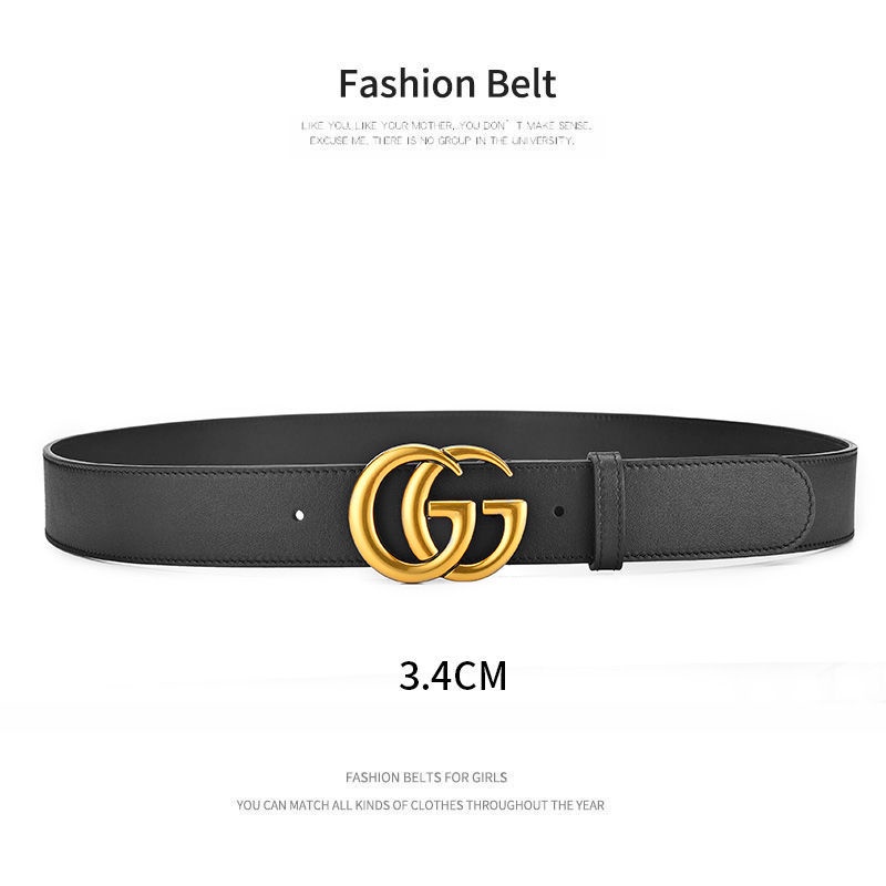 Thắt Lưng gucci Bằng Da Thật Có Khóa Gài Thời Trang Cho Nam Và Nữ