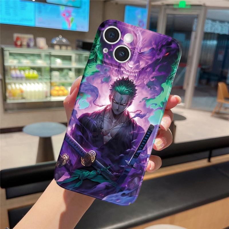 Ốp Điện Thoại acrylic Cứng In Hoạt Hình one piece Cho iphone 11 15 12 pro max 13 mini 11pro 12 pro plus